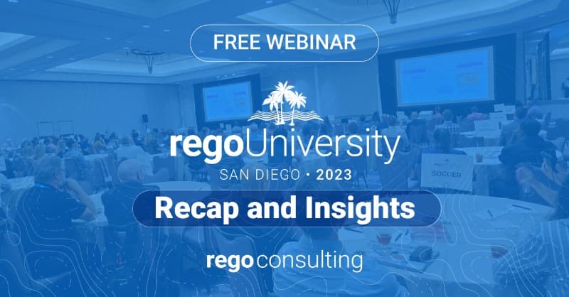 Rego University 2023: Recap and Insights event background