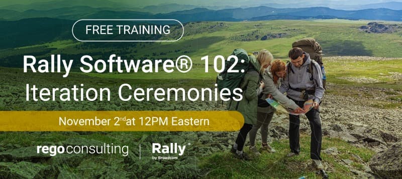 Rally Software® 102: Iteration Ceremonies event background