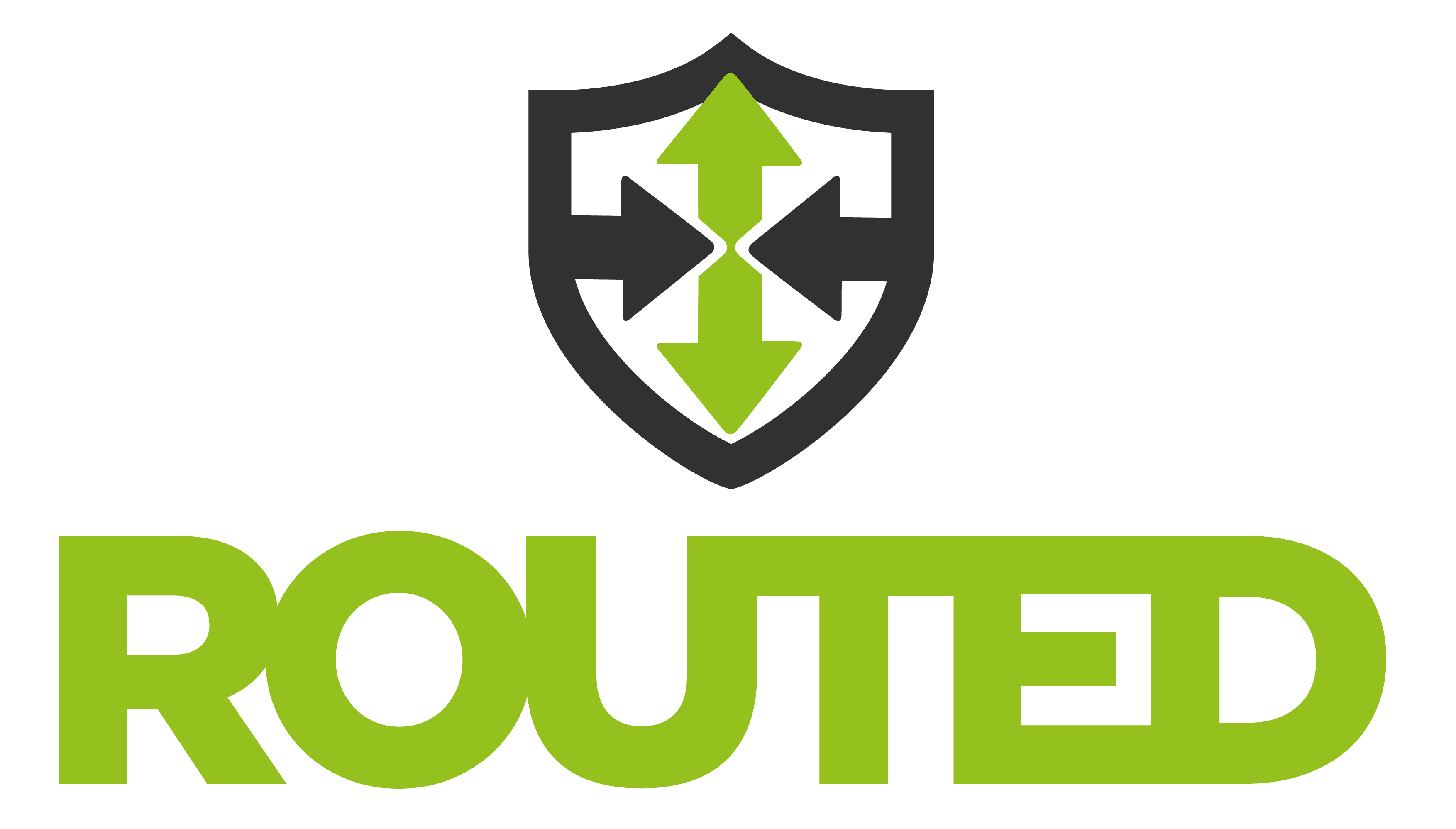 Routed logo