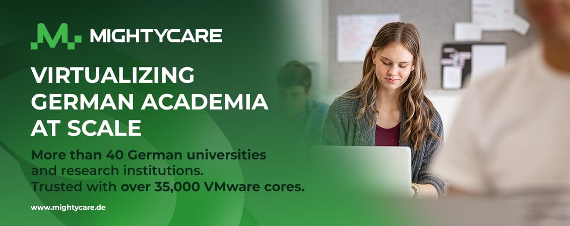 MightyCare - Virtualizing German academia at scale.
