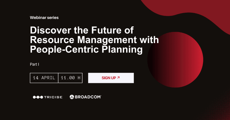 ENGLISH Free Webinar: Discover the Future of Resource Management with People-Centric Planning event background