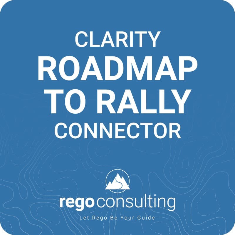 Clarity Roadmap to Rally Connector logo